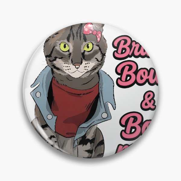 Item preview, Smart Cat with Bow and Attitude Print designed and sold by msolgray.