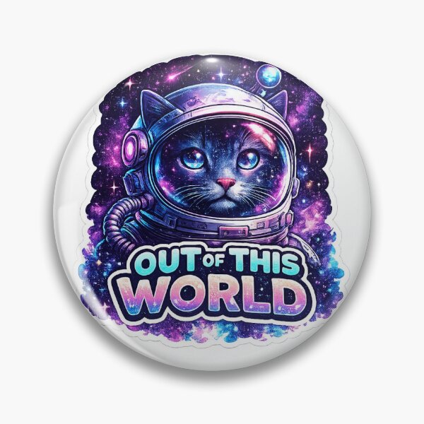 Item preview, Cosmic Cat Astronaut Sticker | Out of This World | Galaxy Space Aesthetic designed and sold by Vierdos.