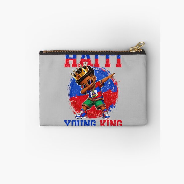 Item preview, Haiti Young King Haiti Flag Melanin for Black Boys Kids Long Sleeve designed and sold by KathieFaugh.
