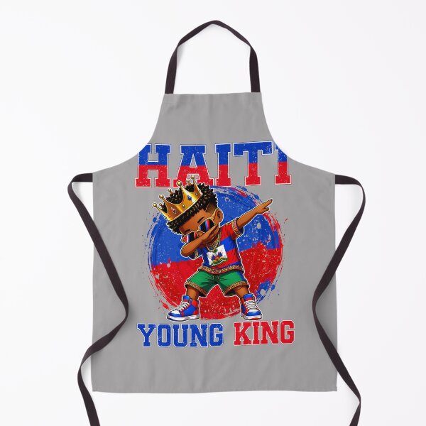 Item preview, Haiti Young King Haiti Flag Melanin for Black Boys Kids Long Sleeve designed and sold by KathieFaugh.