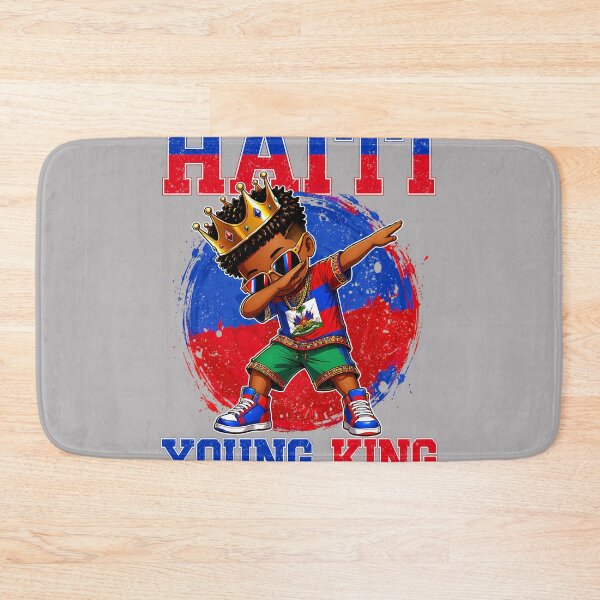 Item preview, Haiti Young King Haiti Flag Melanin for Black Boys Kids Long Sleeve designed and sold by KathieFaugh.