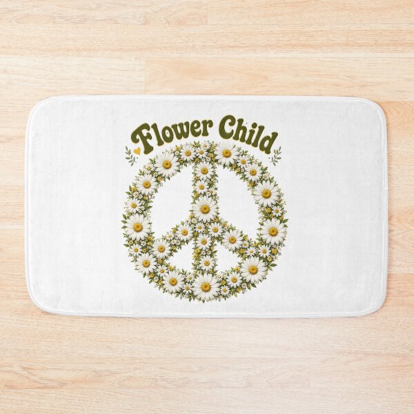 Item preview, Flower Child Daisy Peace Sign designed and sold by HippyRikky.