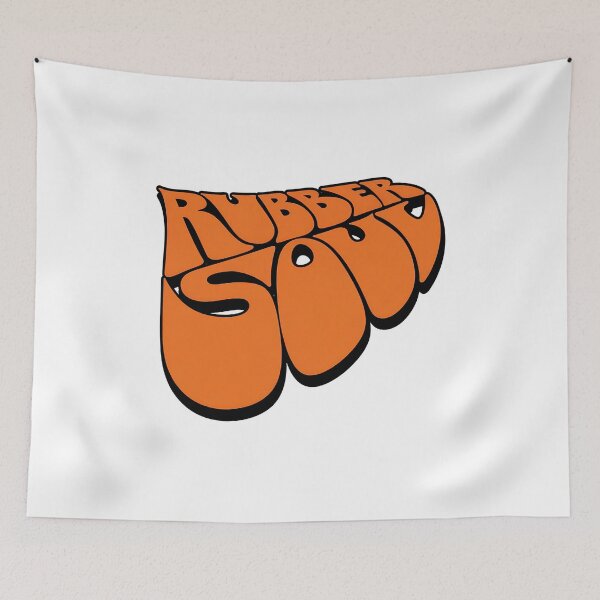 Item preview, Retro Bubbly Word Design Orange Art designed and sold by msolgray.