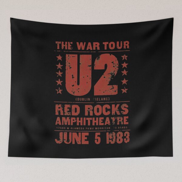Item preview, U2s The Wars Tour Red Rocks 1983 designed and sold by OdditiesByE.