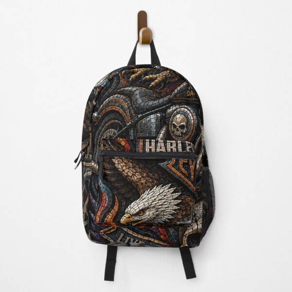 Item preview, Harley Davidson 3D Mosaic Eagle Rider designed and sold by JcAbstractArt.