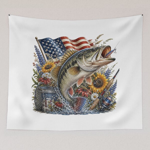 Item preview, USA Fishing Legend designed and sold by PetalGarden.