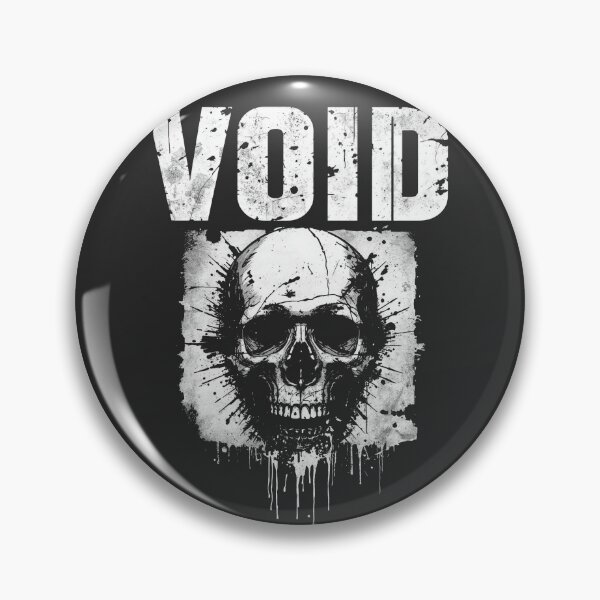 Item preview, Void Distressed Grunge Skull designed and sold by ERODED SELF.