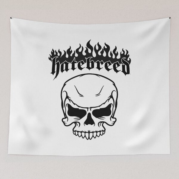 Item preview, Intense Skull Fire Typography Graphic Art designed and sold by HumorInHues.