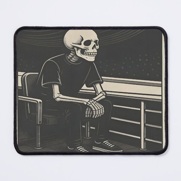 Item preview, Sepia Skull With Duo Graphic Creation designed and sold by HumorInHues.