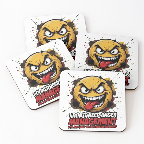 Item preview, Sarcastic Angry Emoji No Anger Management designed and sold by TshirtsOnline-.