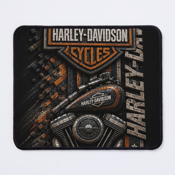 Item preview, Harley-Davidson Mosaic Engine Legacy designed and sold by JcAbstractArt.