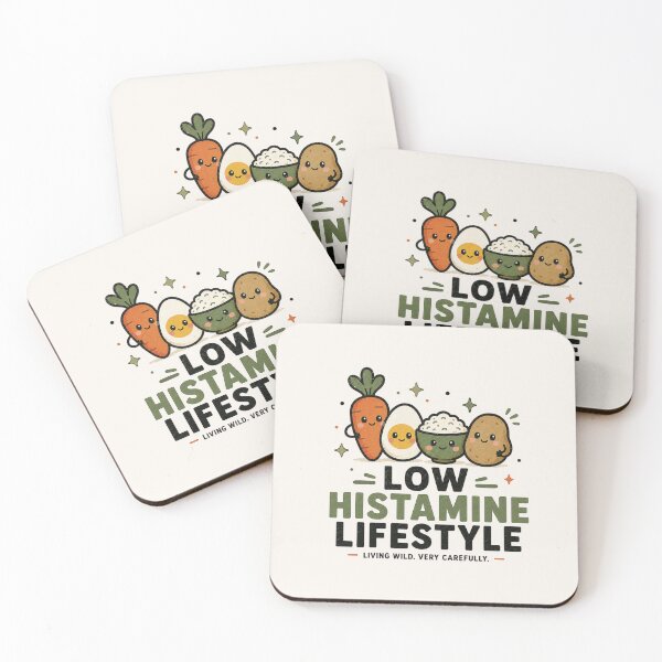 Item preview, Low Histamine Lifestyle - Living Wild Very Carefully Funny Food Sensitivity Design designed and sold by BlackSector77.