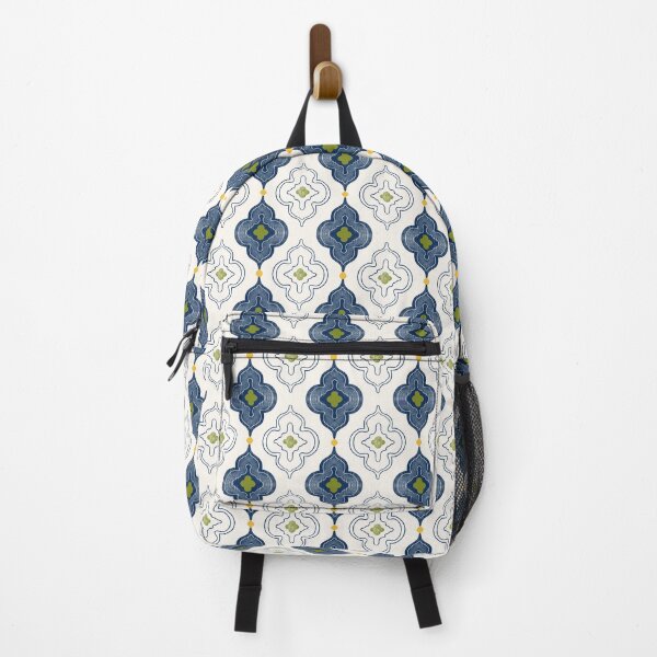 Item preview, Mediterranean Quatrefoil Tile Pattern designed and sold by Little Wimbly.