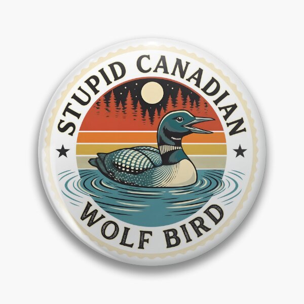 Item preview, Retro Bird on Water Emblem Country Vibe designed and sold by HumorInHues.