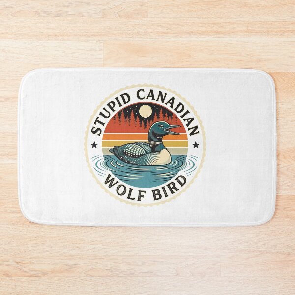 Item preview, Retro Bird on Water Emblem Country Vibe designed and sold by HumorInHues.