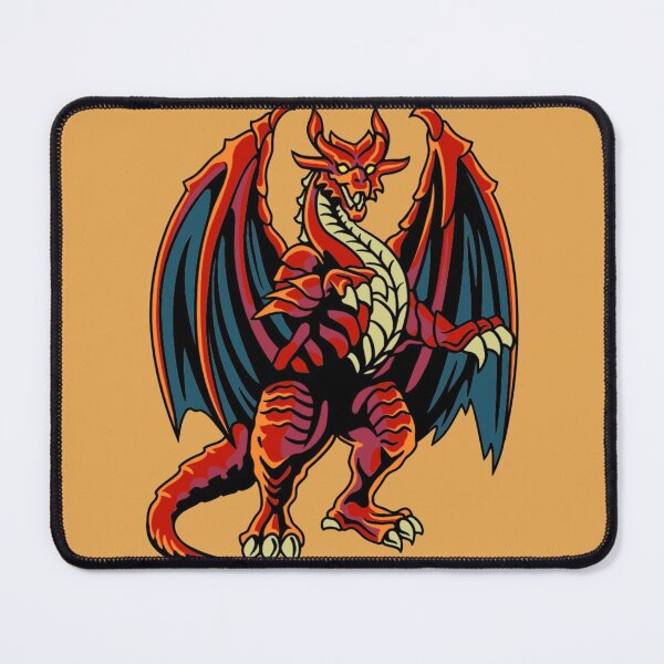 Item preview, Fiery Red Dragon with Wings | Fantasy Dragon Creature Graphic Art Design designed and sold by LunaVales.