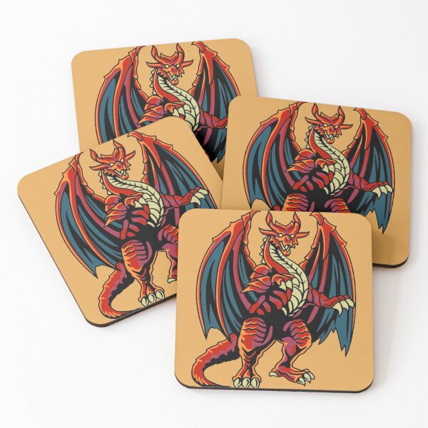 Item preview, Fiery Red Dragon with Wings | Fantasy Dragon Creature Graphic Art Design designed and sold by LunaVales.