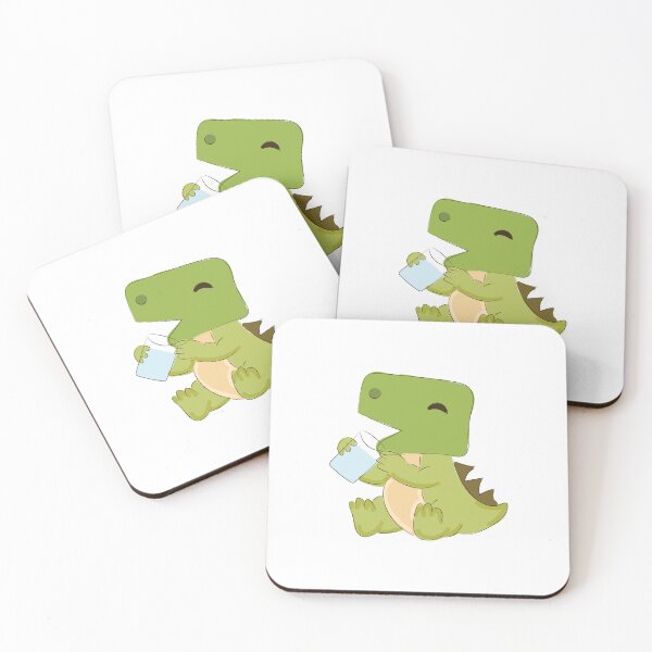 Item preview, Cute Dino Drink Milk designed and sold by merona-design.