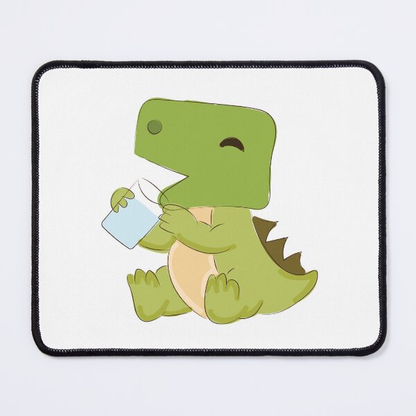 Item preview, Cute Dino Drink Milk designed and sold by merona-design.