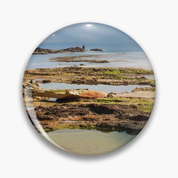 Item preview, Seascape in Malta – Tranquil Coastal Waters and Rocky Shoreline designed and sold by noport.