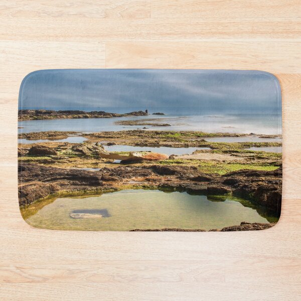 Item preview, Seascape in Malta – Tranquil Coastal Waters and Rocky Shoreline designed and sold by noport.