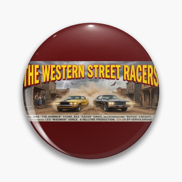Item preview,  ROAD MOVIE POSTER THE WESTERN STREET RACERS 1969 designed and sold by VERYOLDROAD BY AXTON BROWNING .