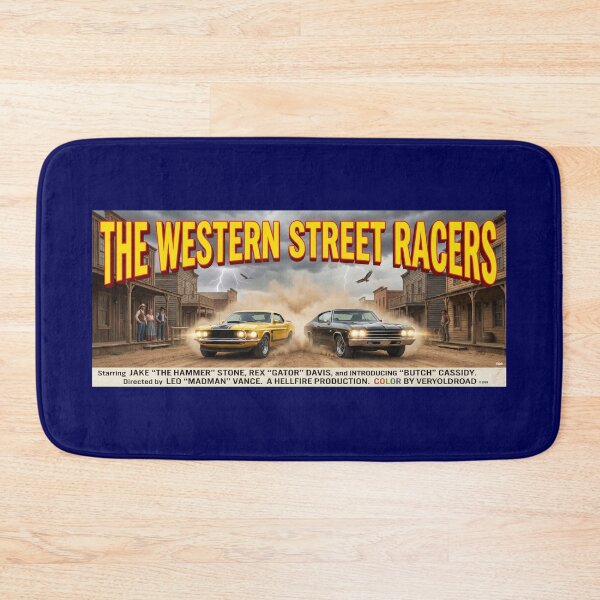 Item preview,  ROAD MOVIE POSTER THE WESTERN STREET RACERS 1969 designed and sold by VERYOLDROAD BY AXTON BROWNING .