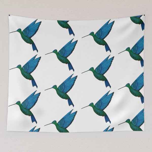 Item preview, Great Sapphirewing Hummingbird designed and sold by RainbowOma.