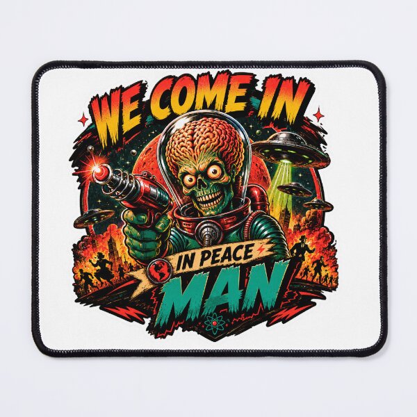 Item preview, We come in, in peace, man. designed and sold by Artefactumwear.