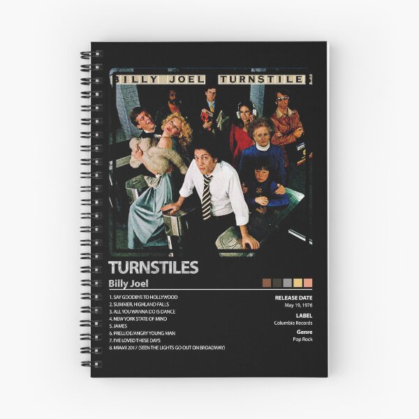 Item preview, Turnstiles Billy Joel designed and sold by lankard-gallery.