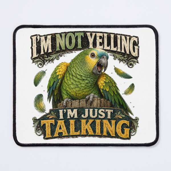 Item preview, Funny Parrot Talking Loud Design designed and sold by HippyRikky.