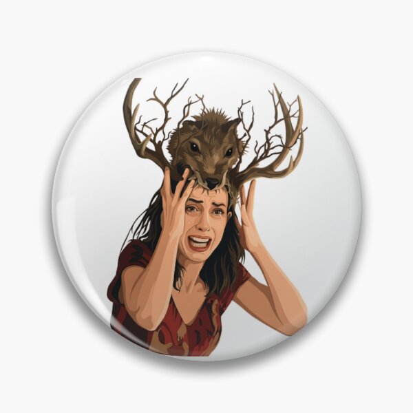 Item preview, Crying Antler Woman Folk Horror Art Design designed and sold by LittleRogerChin.