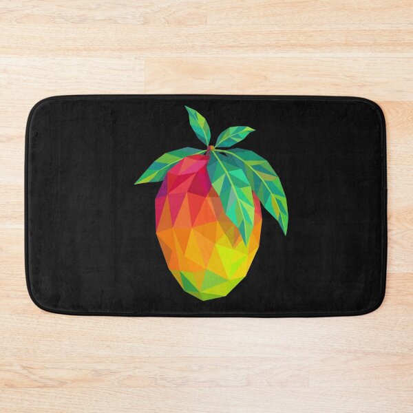 Item preview, Low Poly Mango Geometric Fruit Art Vintry Off  designed and sold by VintryOff.