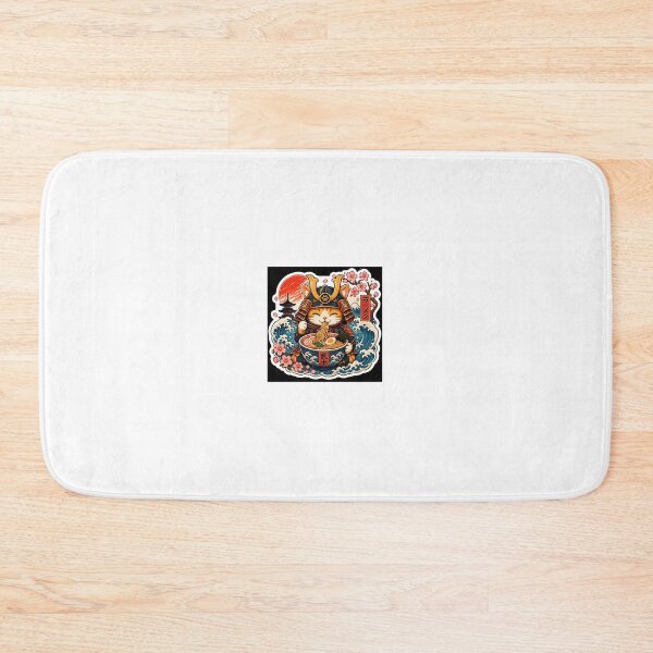 Item preview, Ramen Samurai Cat Sticker | Cute Japanese Noodle Warrior | Kawaii Anime Aesthetic designed and sold by Vierdos.