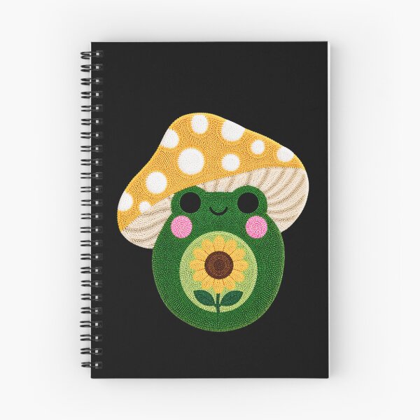 Item preview, Cute Sunflower Frog Mushroom Kawaii Tufted Rug Art designed and sold by ColorSplash123.