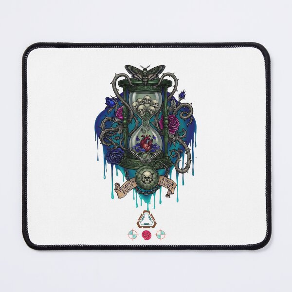Item preview, Tempus Fugit / Amor Manet – Gothic Hourglass Illustration designed and sold by m-yoga-store.