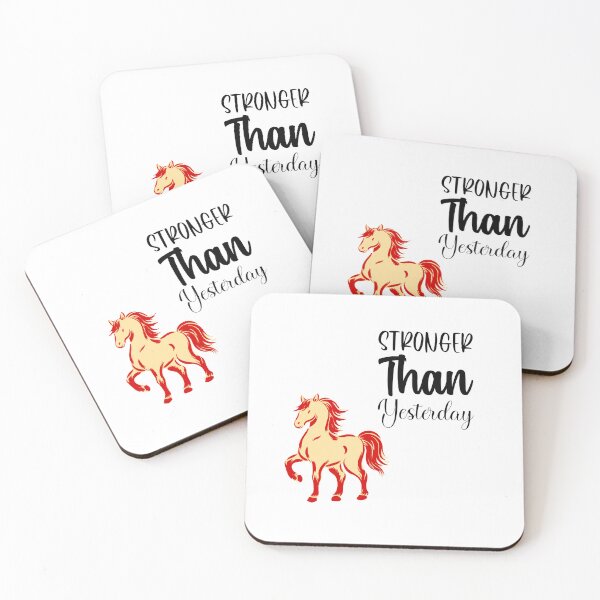 Item preview, Elegant Golden Horse Silhouette – Majestic Stallion Vector Art on Black Background Positive vibe good quote Stronger than yesterday red horse designed and sold by JessLamunn89.