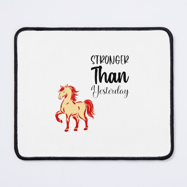 Item preview, Elegant Golden Horse Silhouette – Majestic Stallion Vector Art on Black Background Positive vibe good quote Stronger than yesterday red horse designed and sold by JessLamunn89.