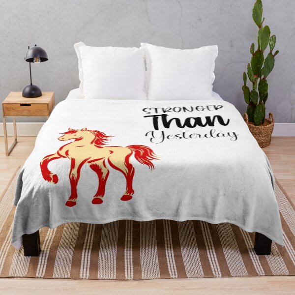 Item preview, Elegant Golden Horse Silhouette – Majestic Stallion Vector Art on Black Background Positive vibe good quote Stronger than yesterday red horse designed and sold by JessLamunn89.