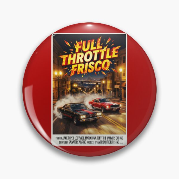 Item preview, ROAD MOVIE POSTER FULL THROTTLE FRISCO 1968 designed and sold by VERYOLDROAD BY AXTON BROWNING .