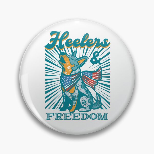 Item preview, Patriotic Heeler Dog designed and sold by IvysCreativityHouse.