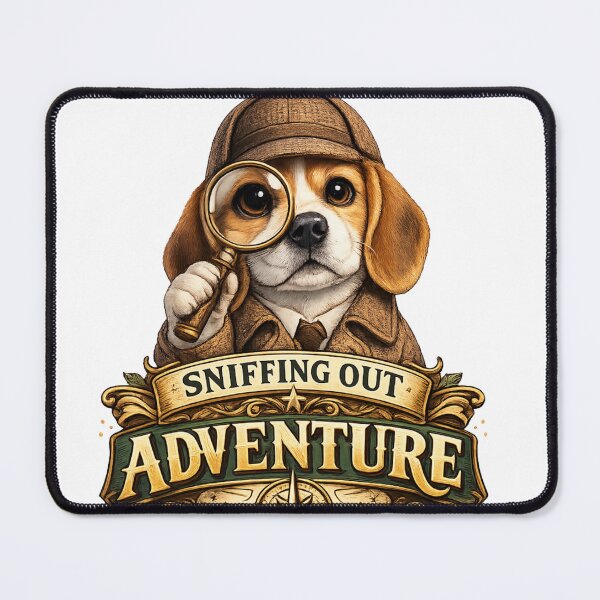 Item preview, Sniffing Out Adventure Beagle Explorer Sticker designed and sold by PawFusionArt.