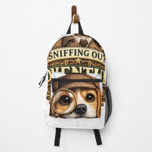 Item preview, Sniffing Out Adventure Beagle Explorer Sticker designed and sold by PawFusionArt.