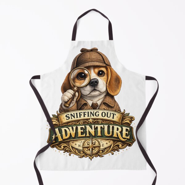 Item preview, Sniffing Out Adventure Beagle Explorer Sticker designed and sold by PawFusionArt.