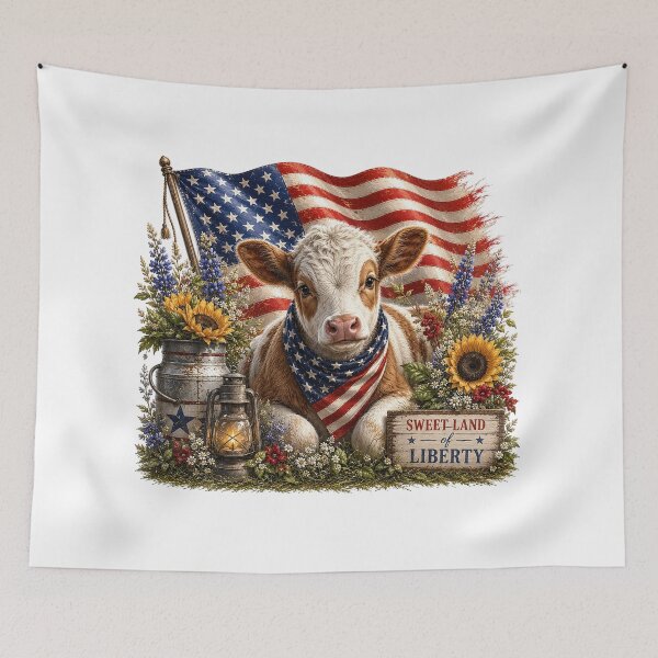 Item preview, Patriotic Farm Animal designed and sold by PetalGarden.