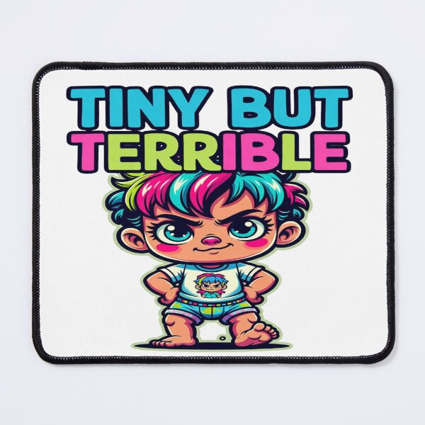 Item preview, Tiny But Terrible – Funny Toddler Attitude T-Shirt | Cute Sassy Kid Graphic Tee | Colorful Cartoon Baby Design | Trendy Print for Any Media designed and sold by Sushikidsntoddlers.