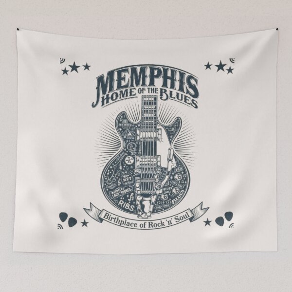Item preview, Memphis Home Of The Blues designed and sold by Aise06.