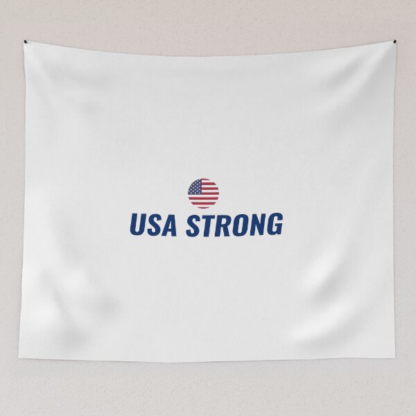 Item preview, USA STRONG T-Shirt – American Flag Fan Tee 2026 | Uncle Jichuan designed and sold by Uncle-Jichuan.