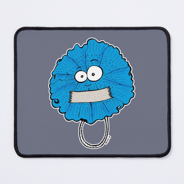 Item preview, Silent Shower Sponge - Funny Quirky Character Art designed and sold by MyxaART.