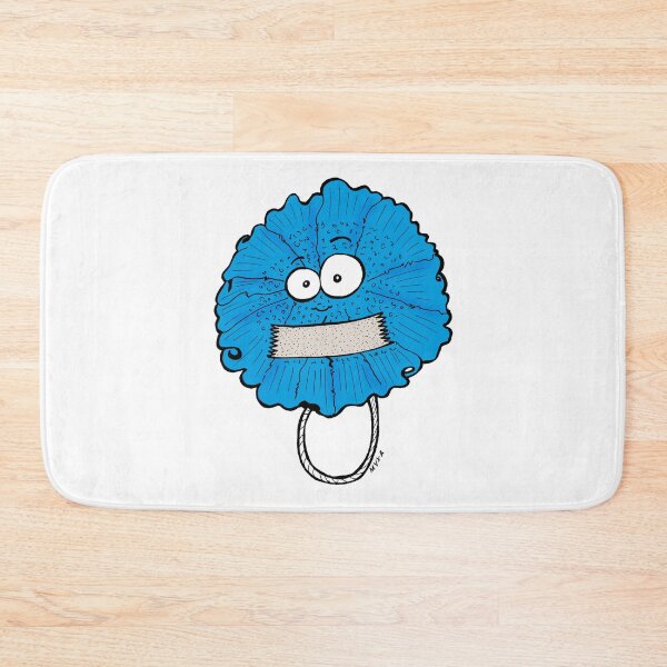 Item preview, Silent Shower Sponge - Funny Quirky Character Art designed and sold by MyxaART.